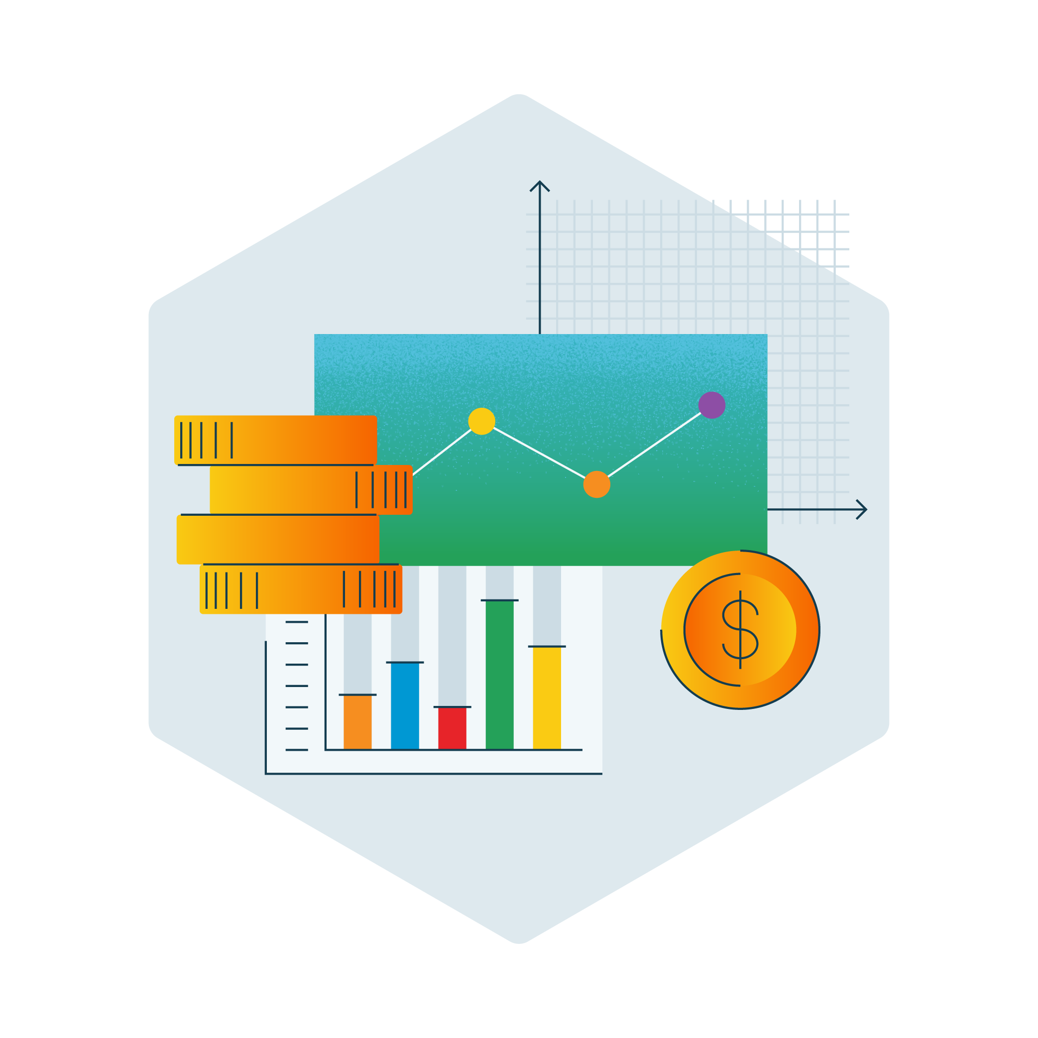 Chart and graph icon