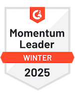 G2 Winter 2025 Badge - Corporate Learning Management Systems Momentum Leader