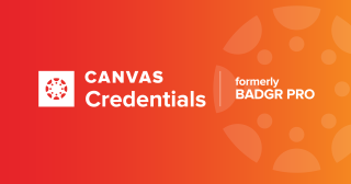 CANVAS Credentials formerlv BADGR PRO