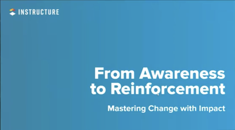 From Awareness to Reinforcement: Mastering Change with Impact
