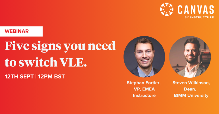 Webinar  Five signs you need to switch VLE