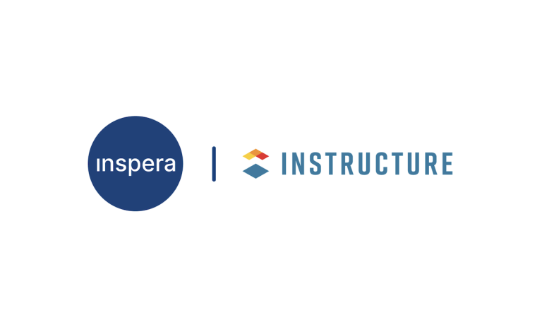 Instructure and Inspera logo side-by-side