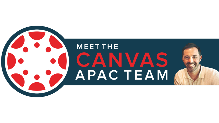 Meet the Canvas APAC team logo with an image of Adam Ware to the right